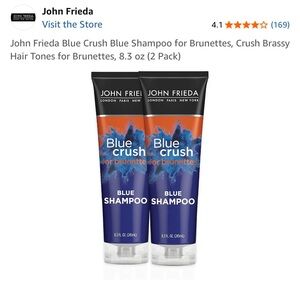 Blue Shampoo for Brunettes